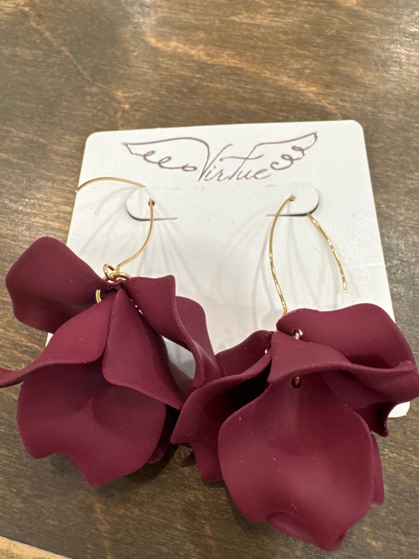 Hyacinth Tiered Marquis Earrings Virtue
