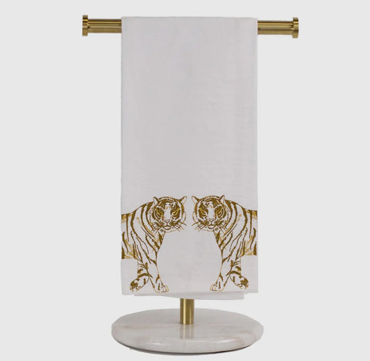 Golden Tiger Hand Towel