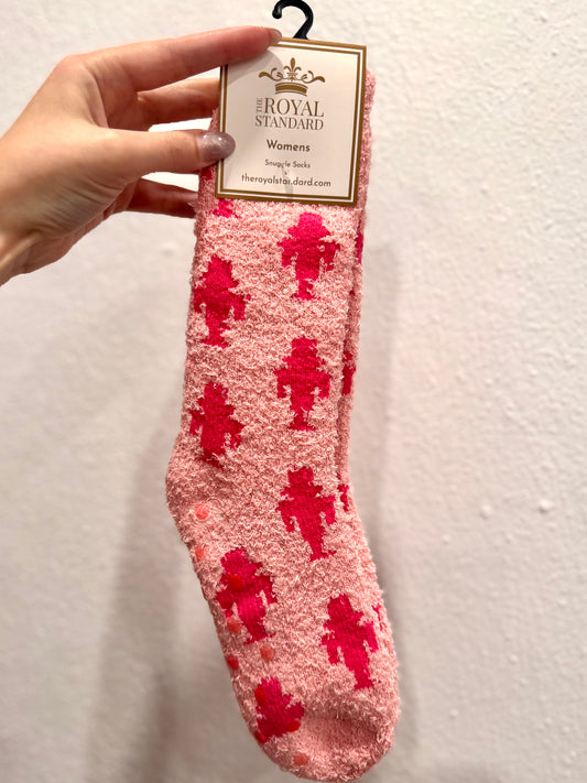 Pretty in Pink Nutcracker Socks