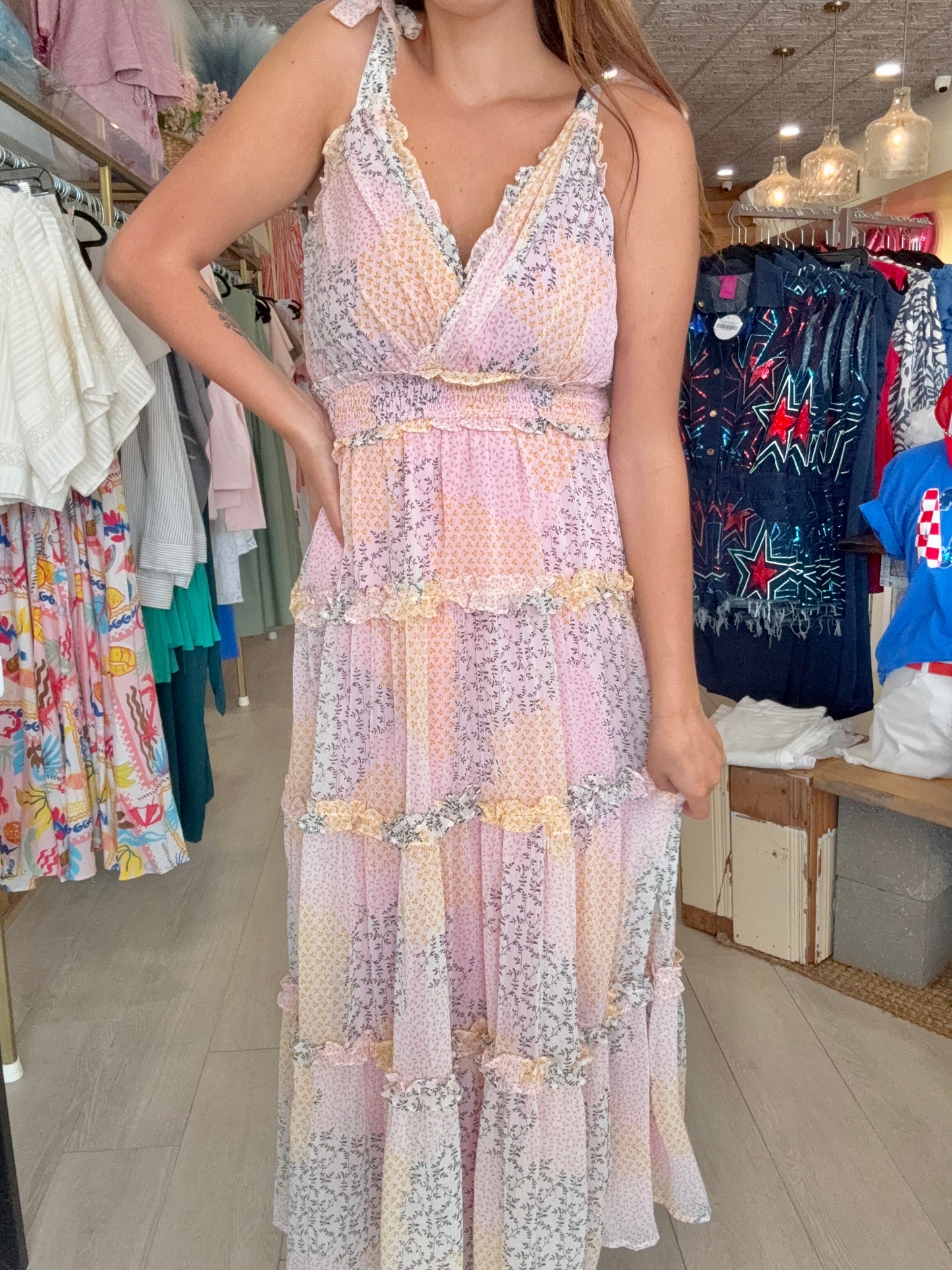 Tiered Maxi Dress