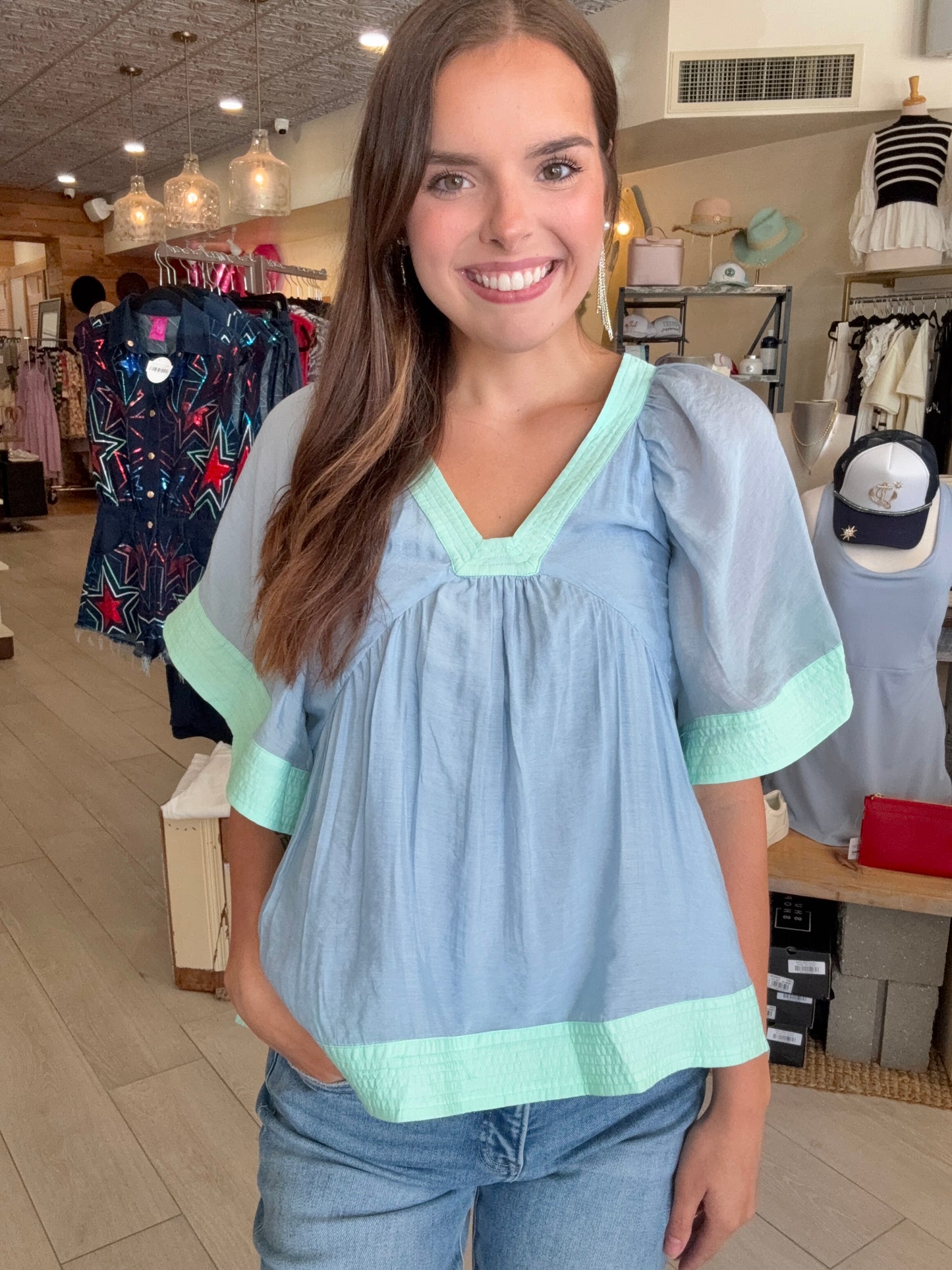Color Block Top