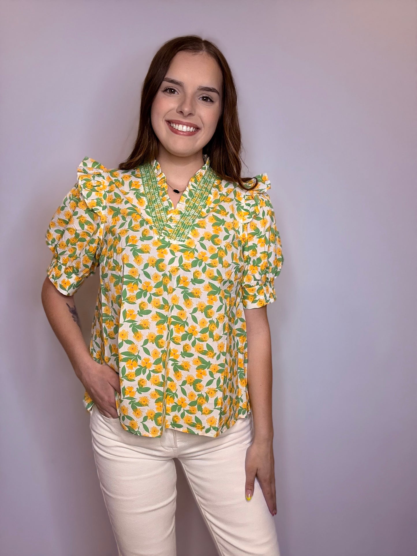 Citrus Bloom Blouse