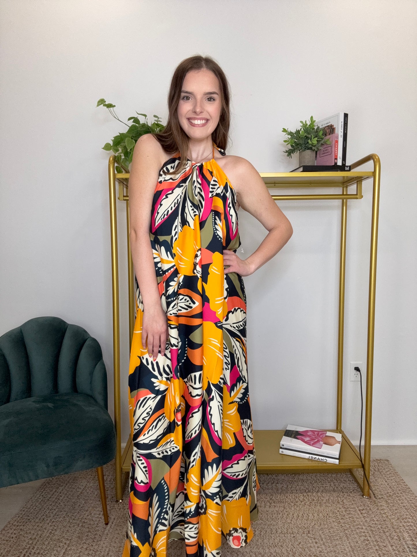 Mango Yellow Jane Dress