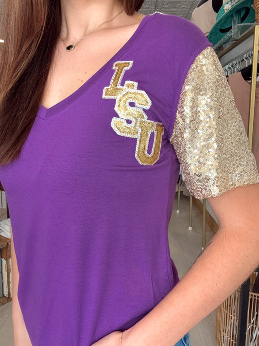 Glitter & Geaux Tee