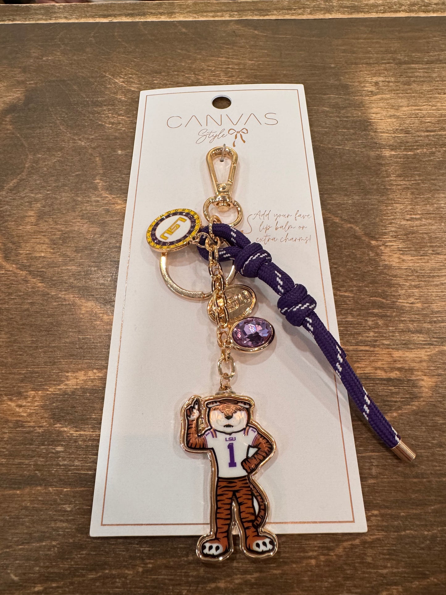 Tiger Spirit Keychain Bag Charm