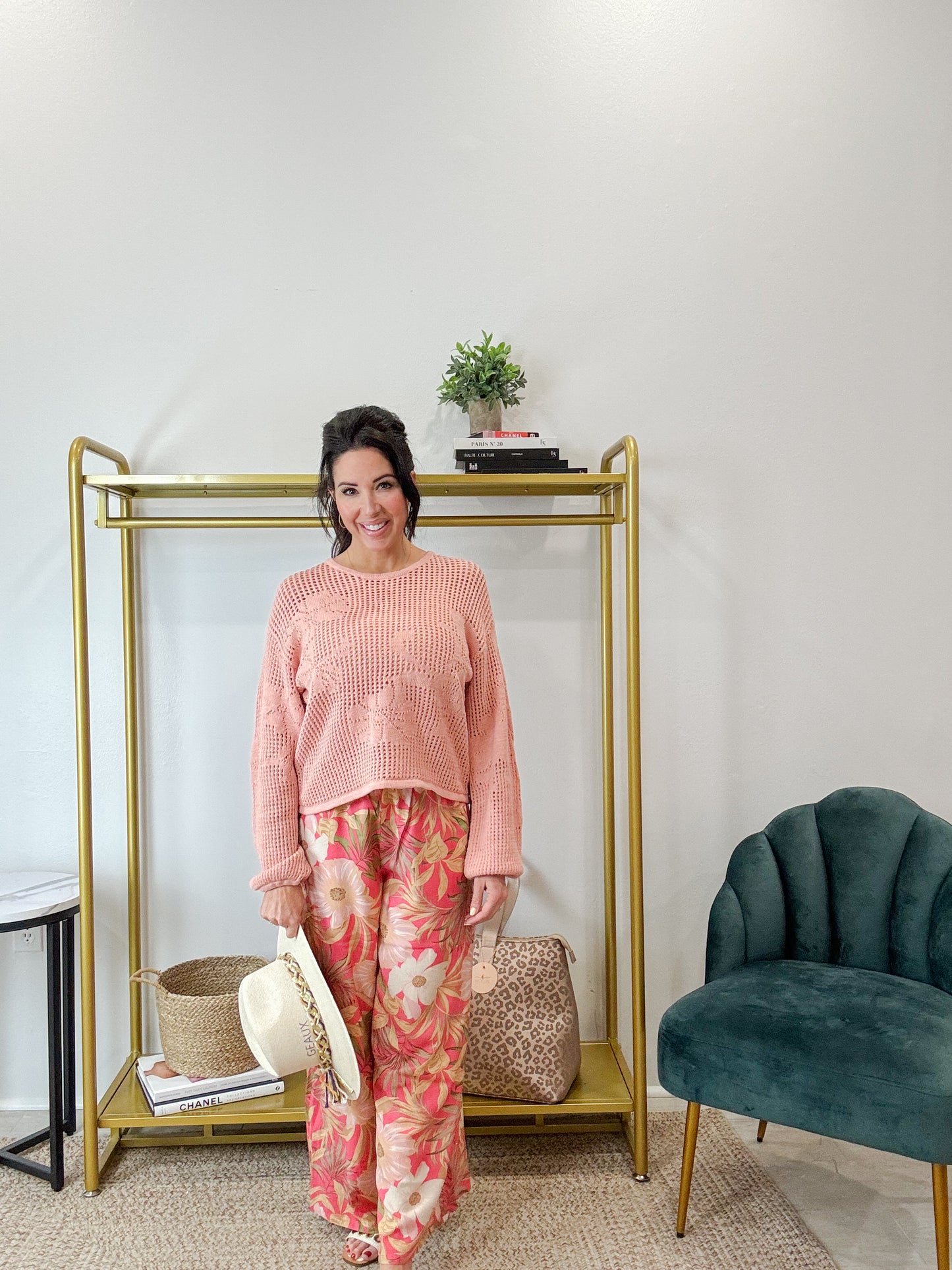 Yael Sweater Guava Fresca