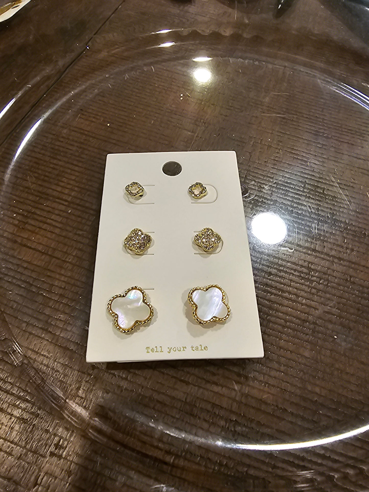 Clover Earring Set