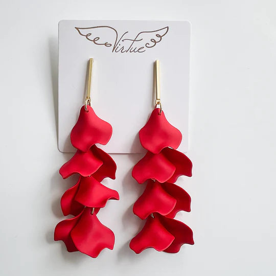 THE HYACINTH PETAL EARRINGS
