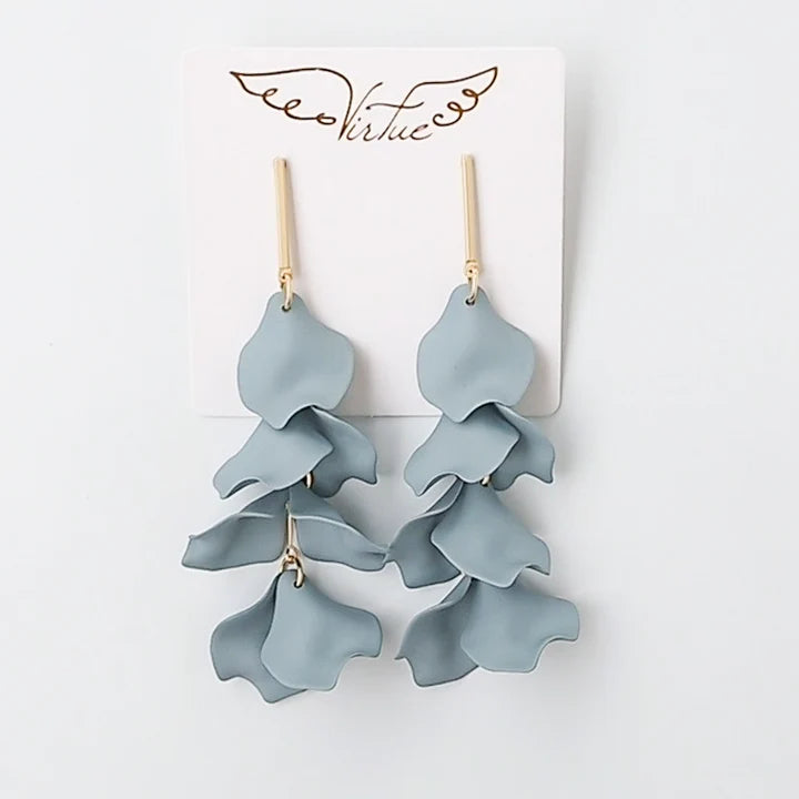 THE HYACINTH PETAL EARRINGS