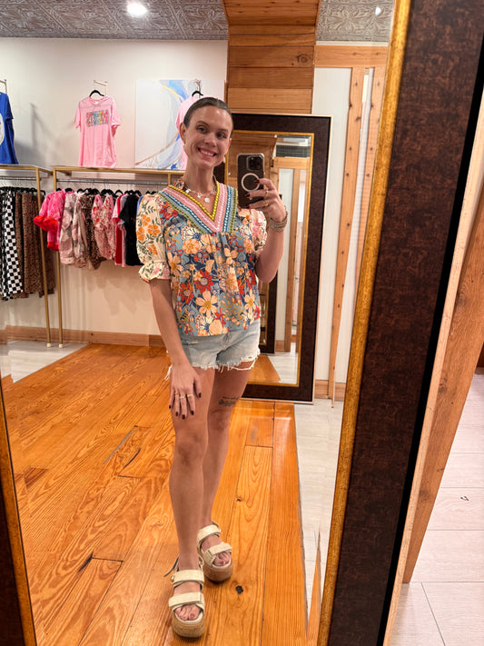 Wildflower Whimsy Top