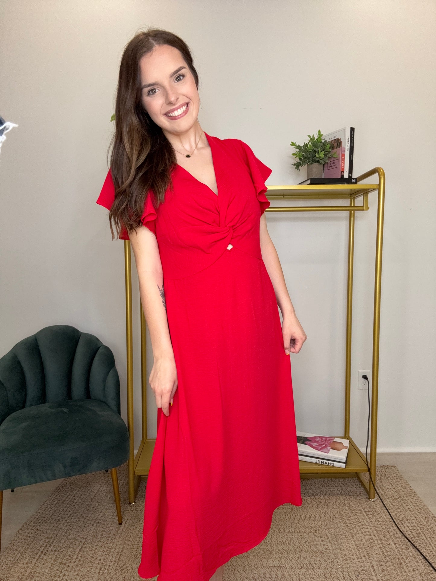 Lady in Red Dress