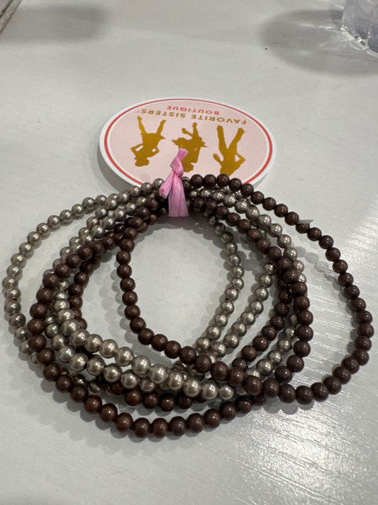 Purple Silver Bracelet