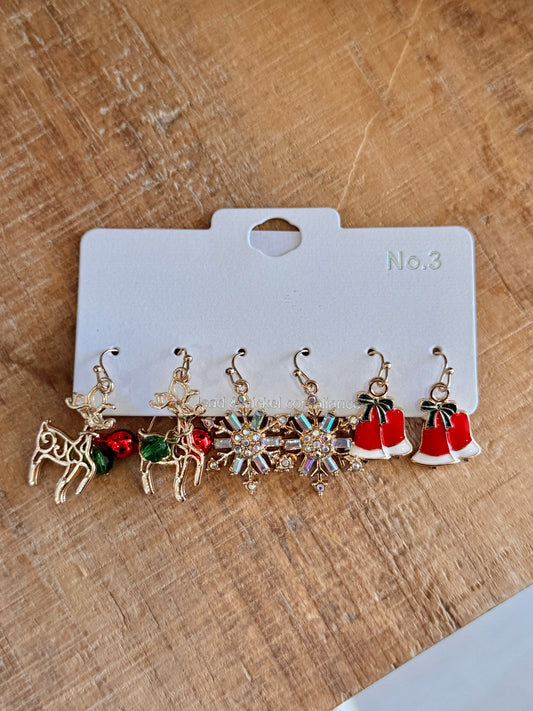 Holiday Trio Earring Set