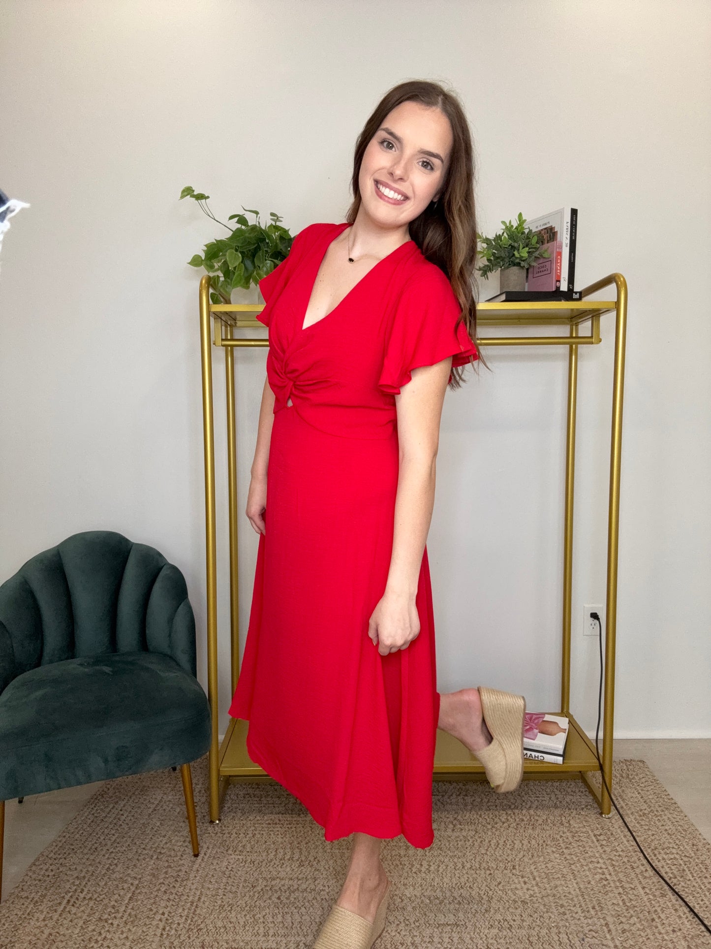 Lady in Red Dress