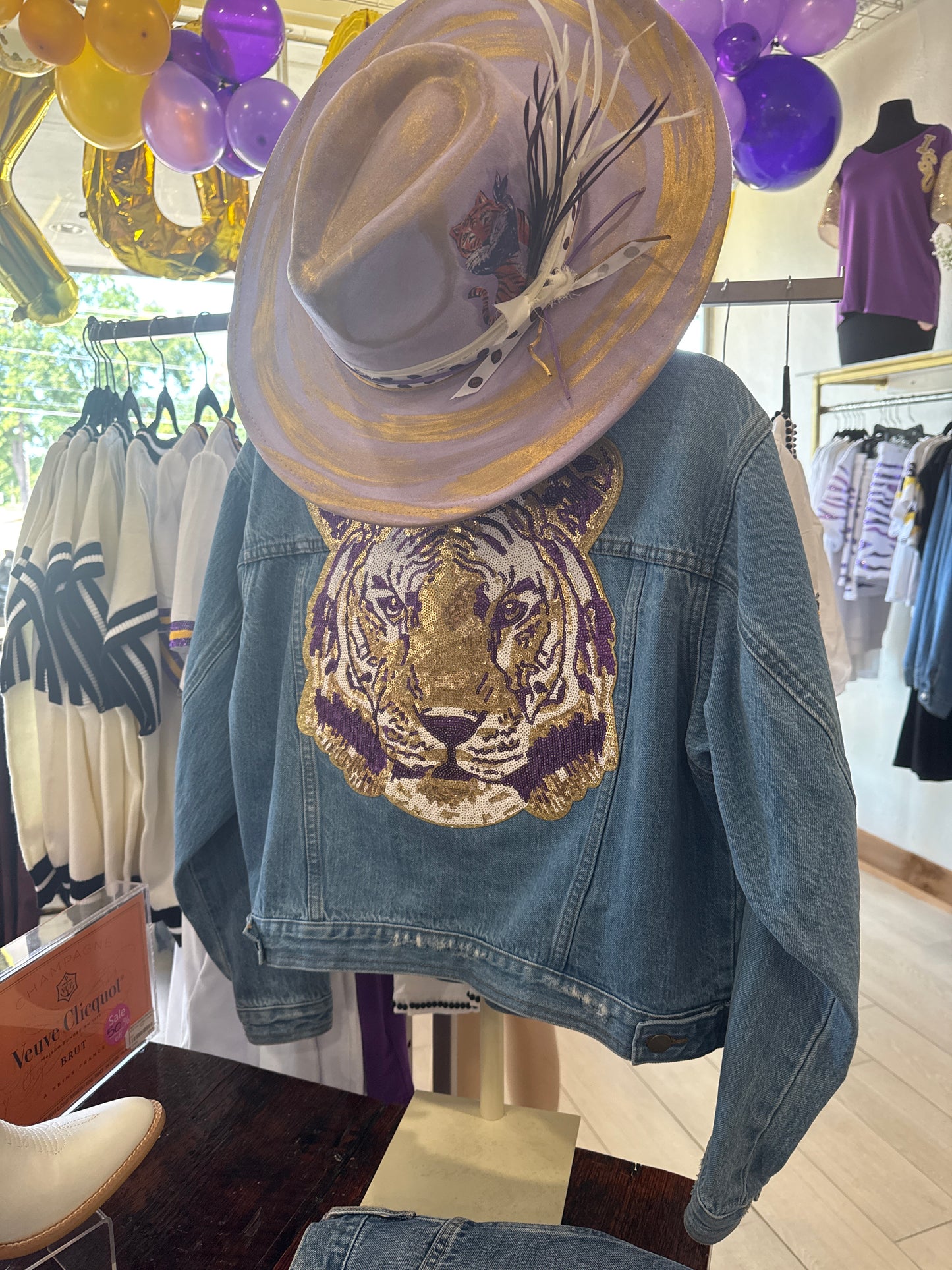 Roar in Style Custom KUT Jean Jacket