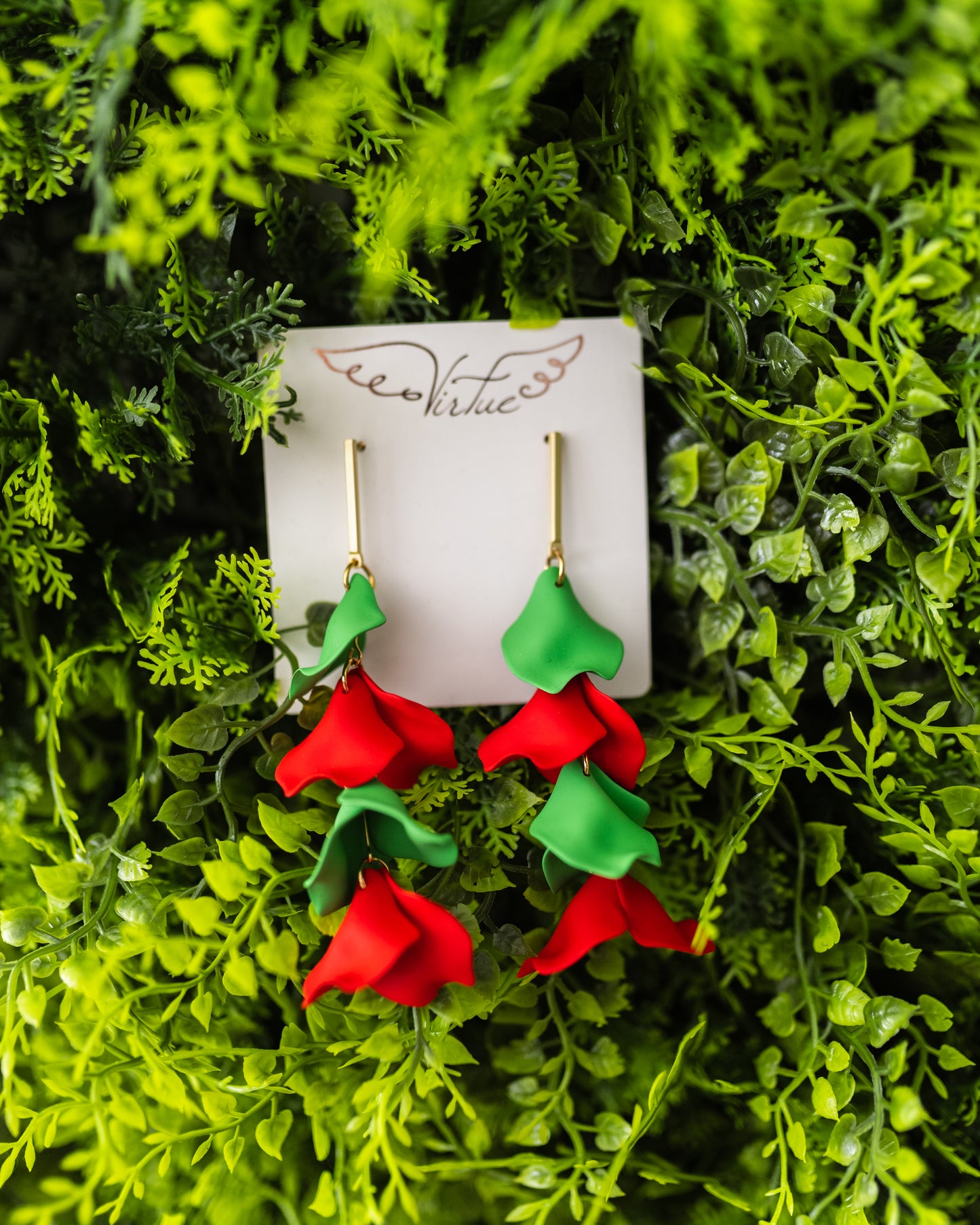 THE HYACINTH PETAL EARRINGS