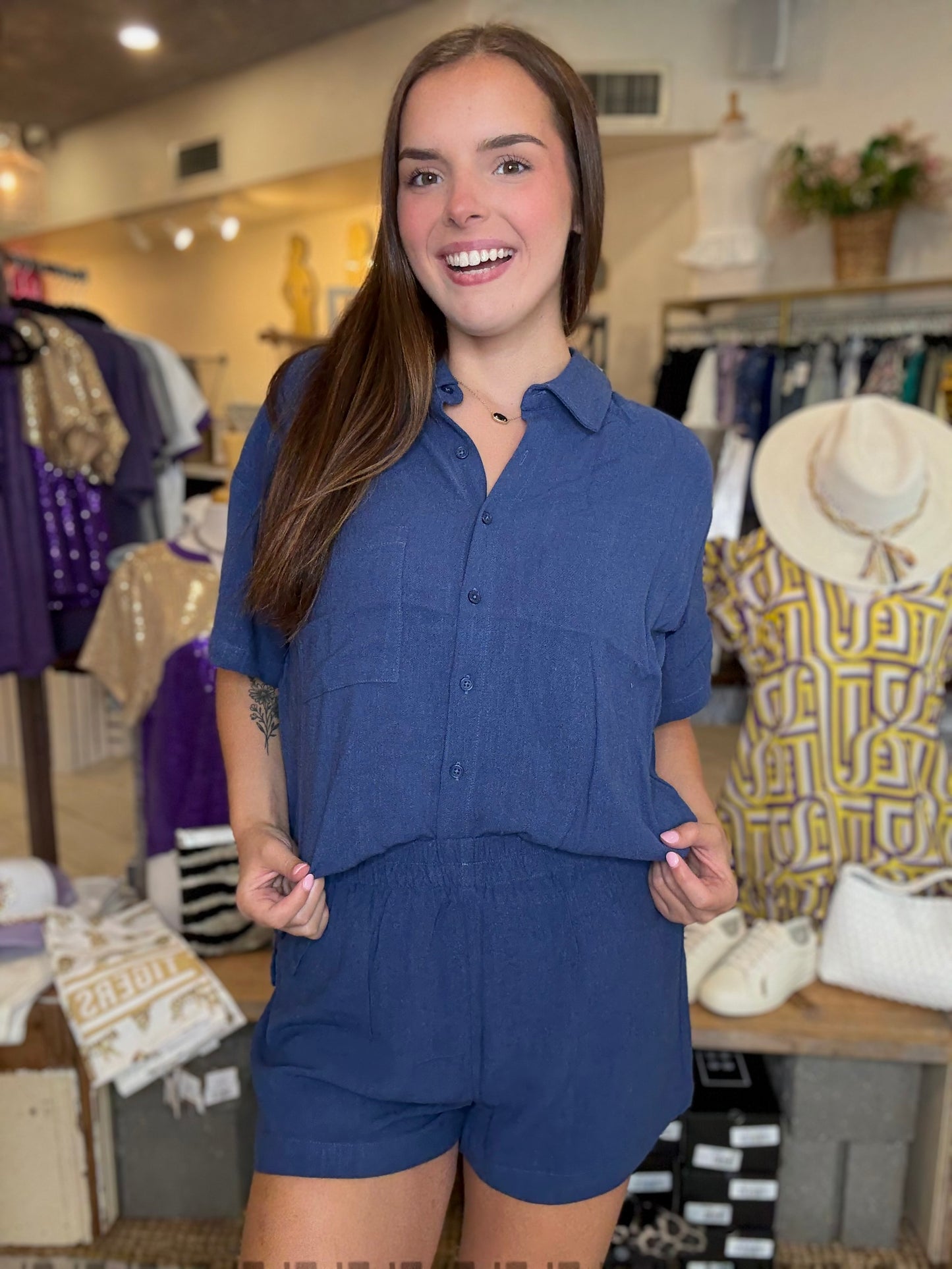 Tinsley Button Up Airy Top