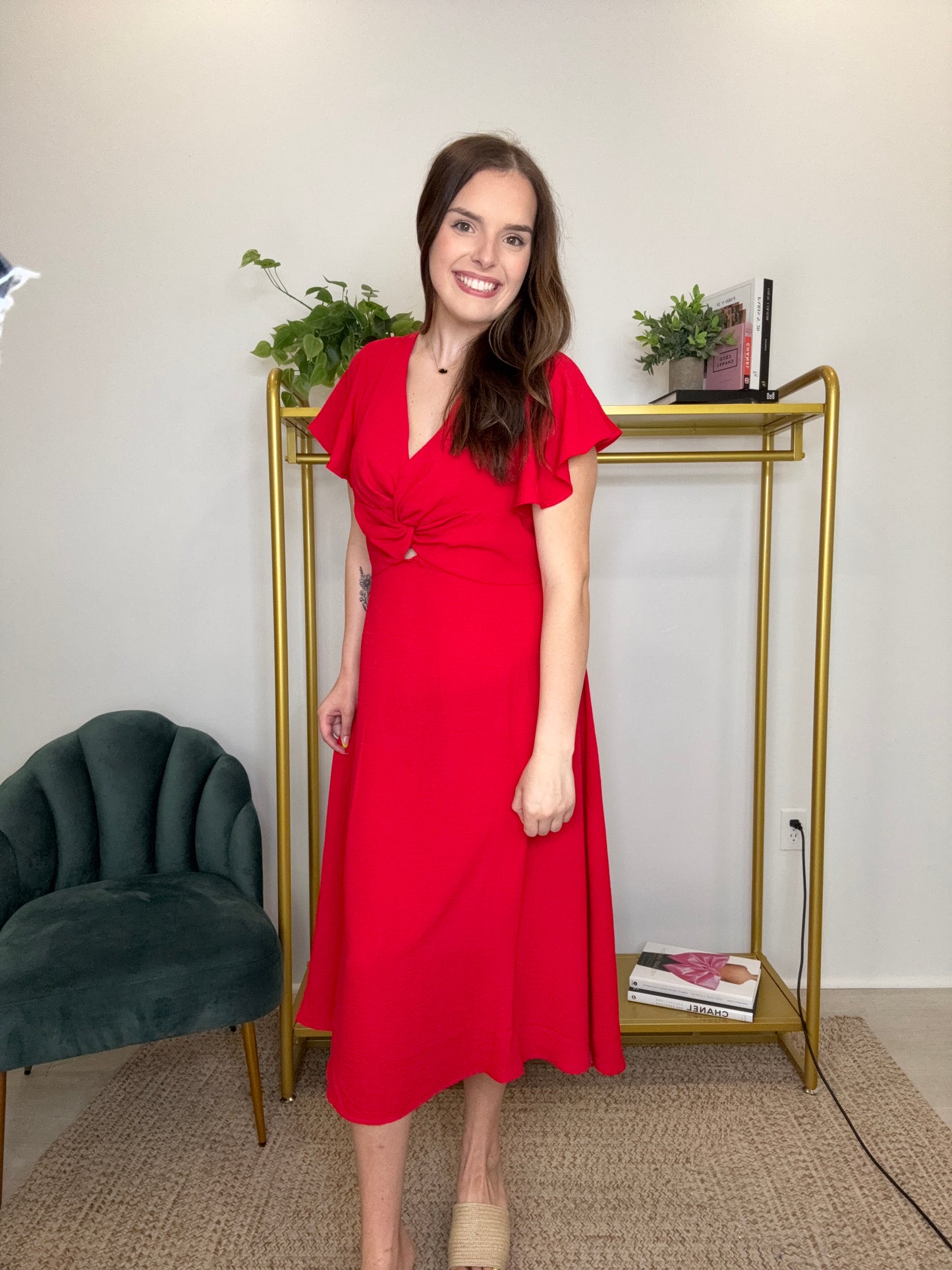 Lady in Red Dress