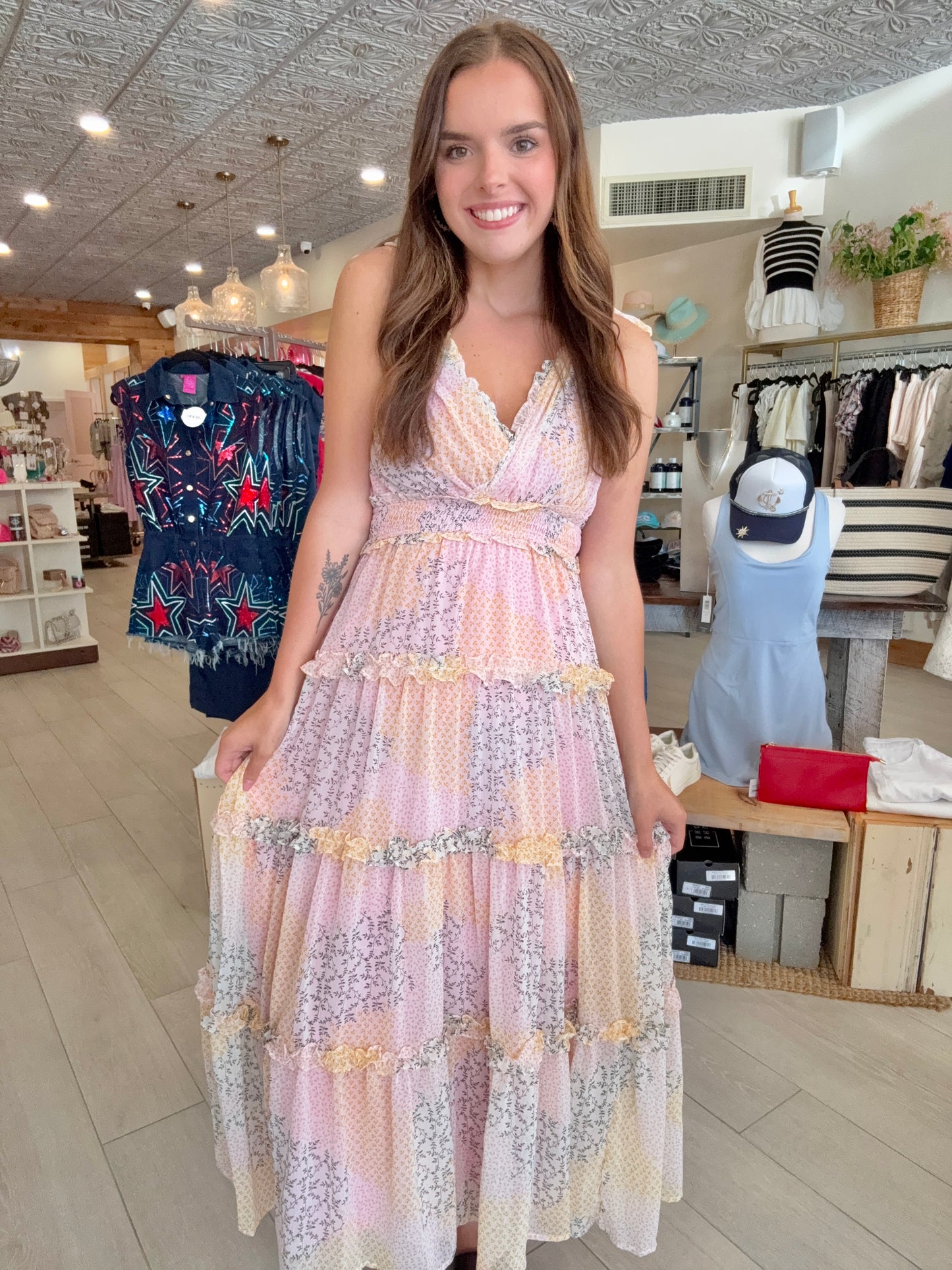 Tiered Maxi Dress