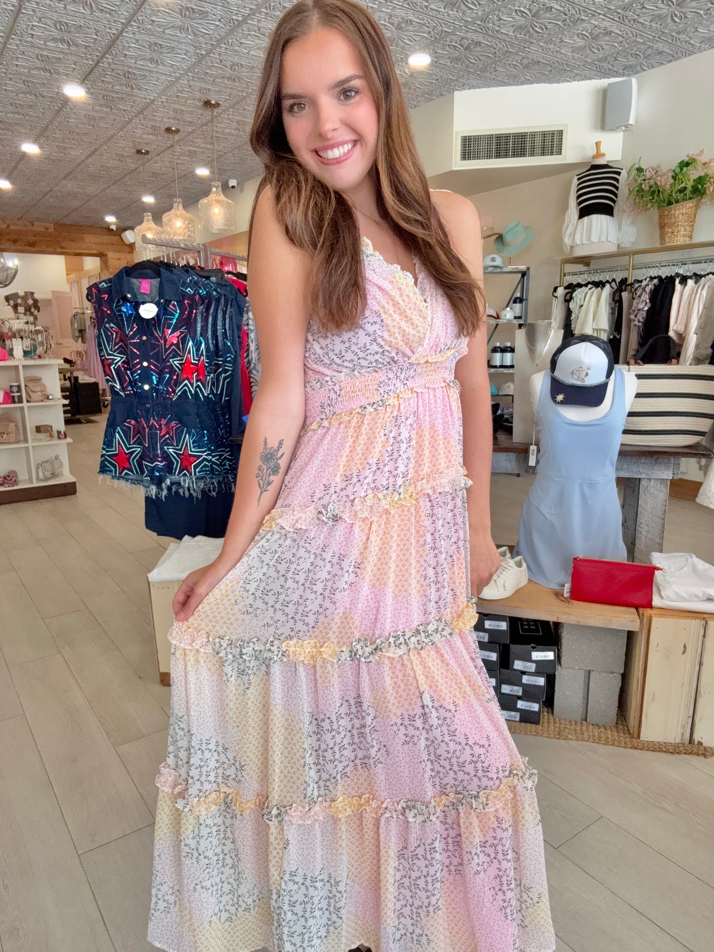 Tiered Maxi Dress