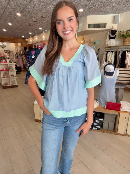 Color Block Top