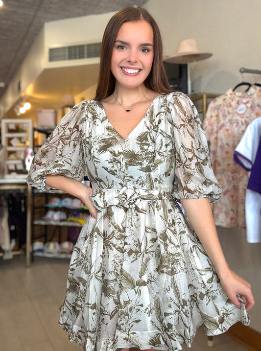 Alexis Belted Dress