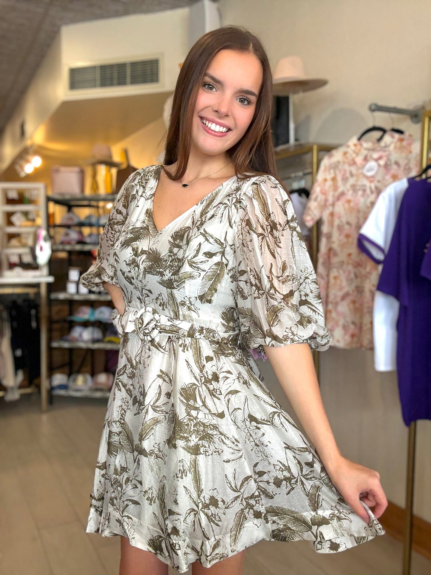 Alexis Belted Dress