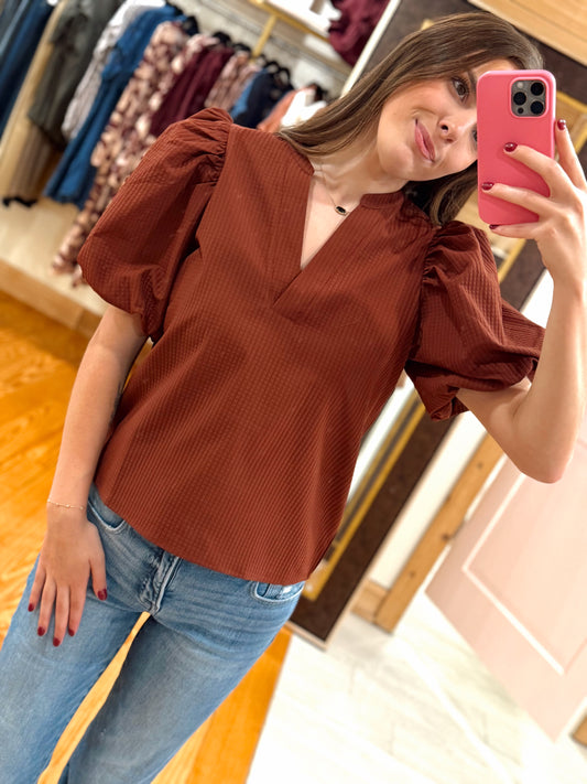 Amber Afternoon Top
