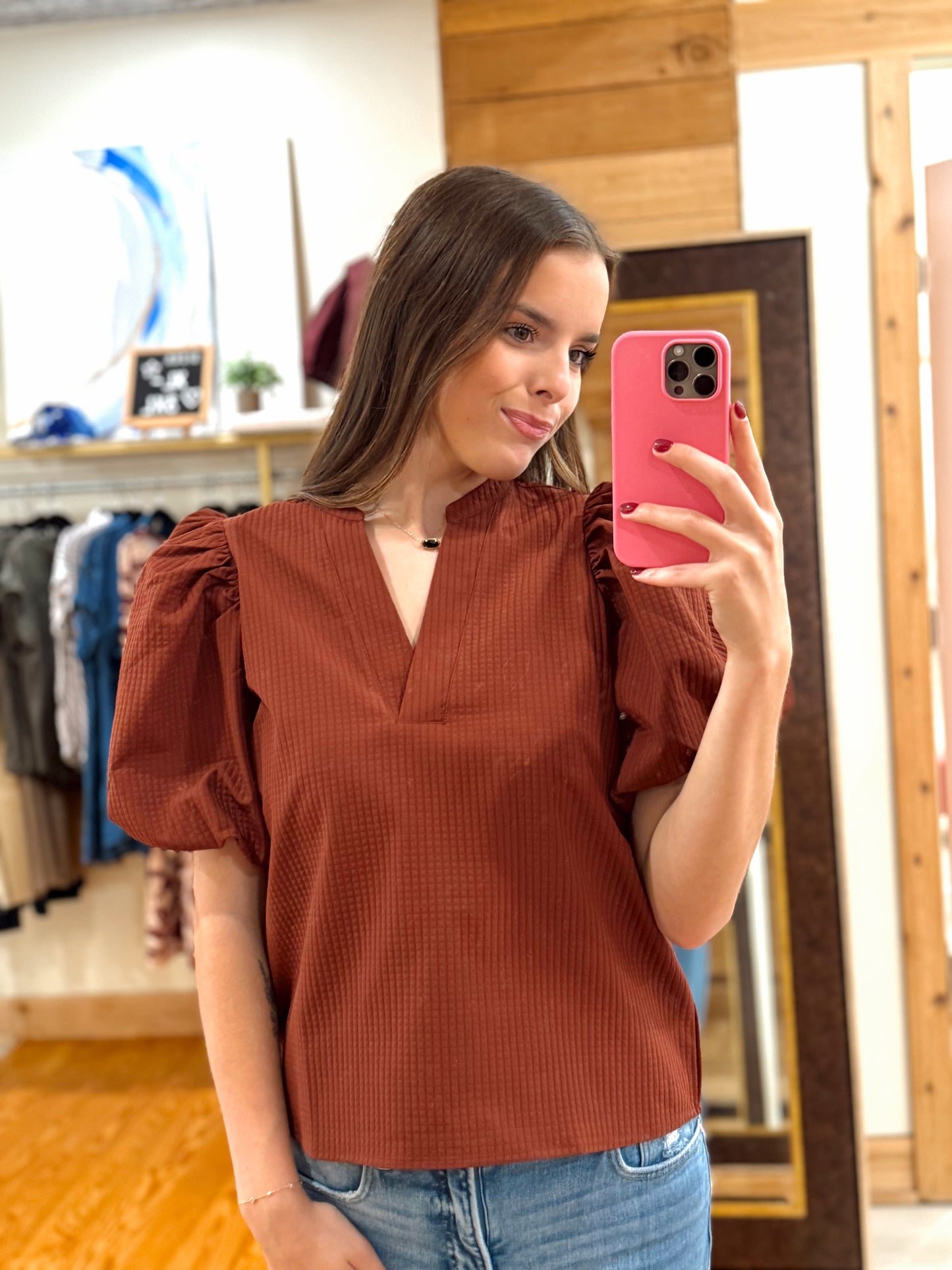 Amber Afternoon Top