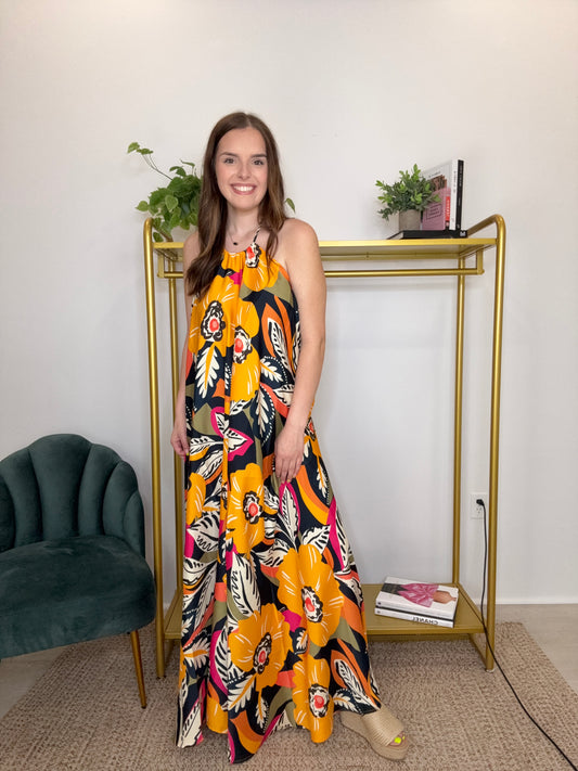 Mango Yellow Jane Dress