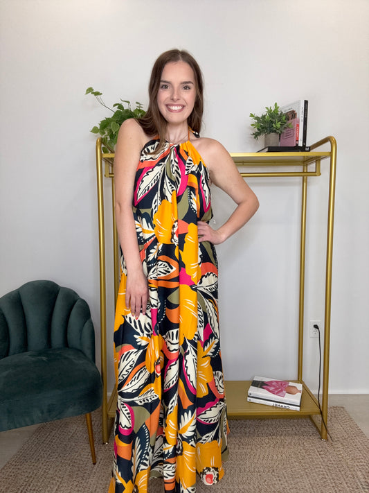 Mango Yellow Jane Dress