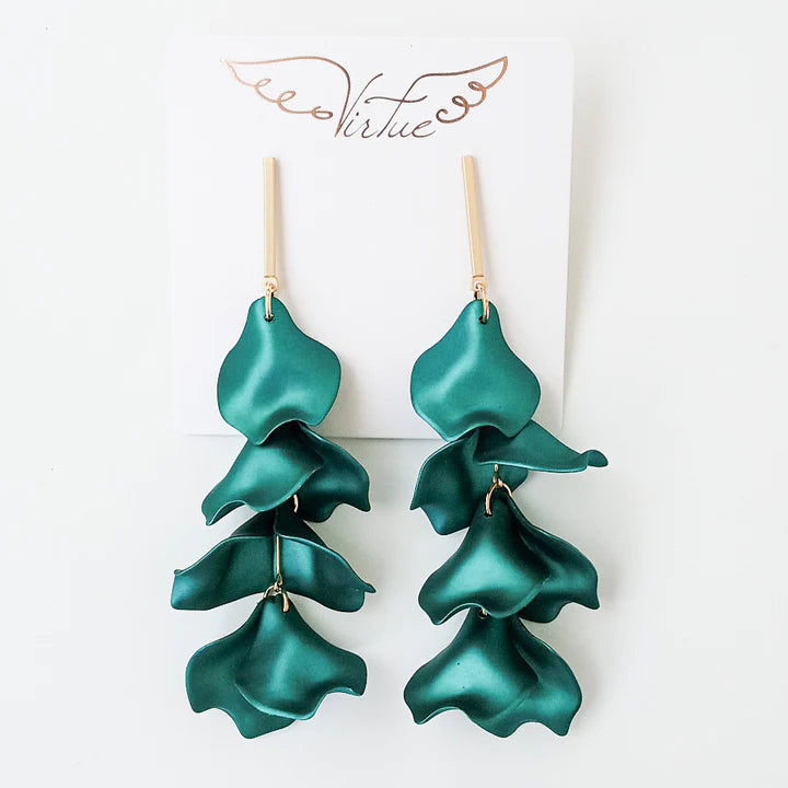 THE HYACINTH PETAL EARRINGS