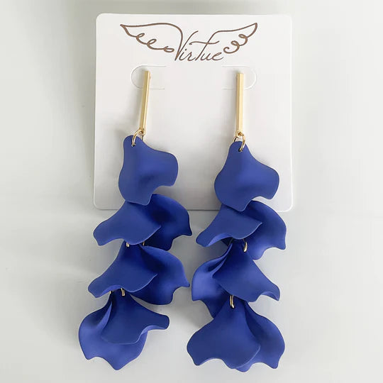THE HYACINTH PETAL EARRINGS