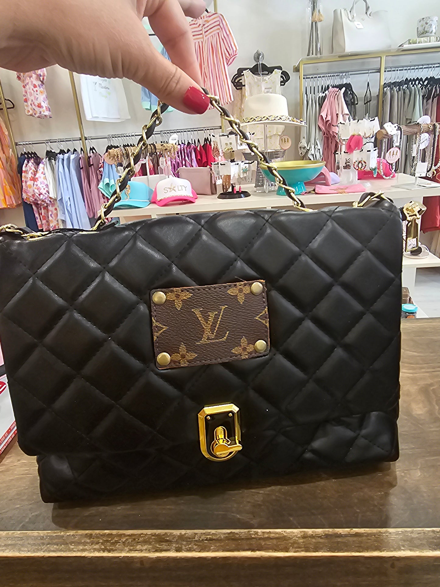 Upcycled LV Purses