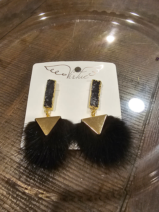 Fuzzy Virtue Earrings