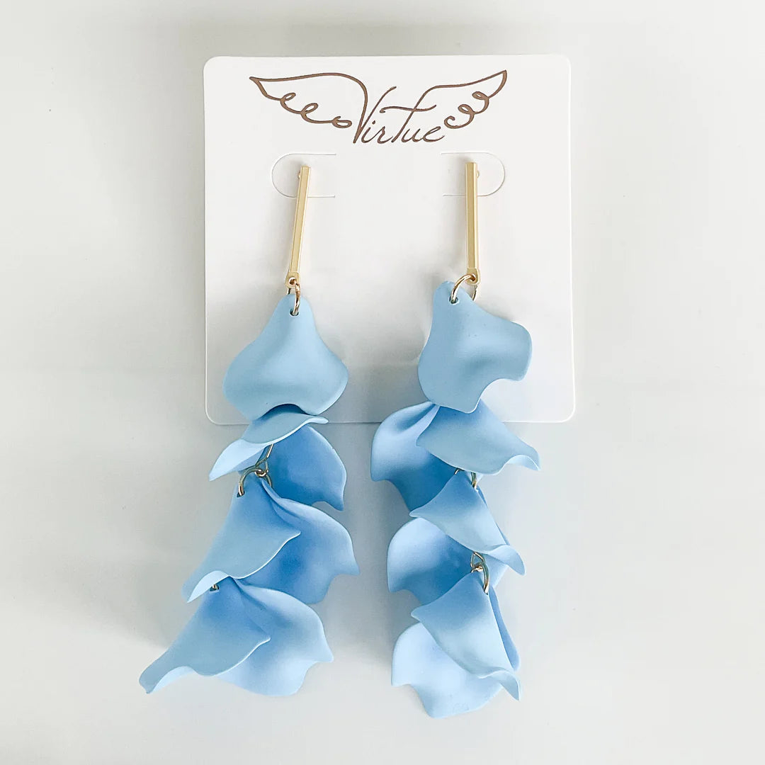 THE HYACINTH PETAL EARRINGS