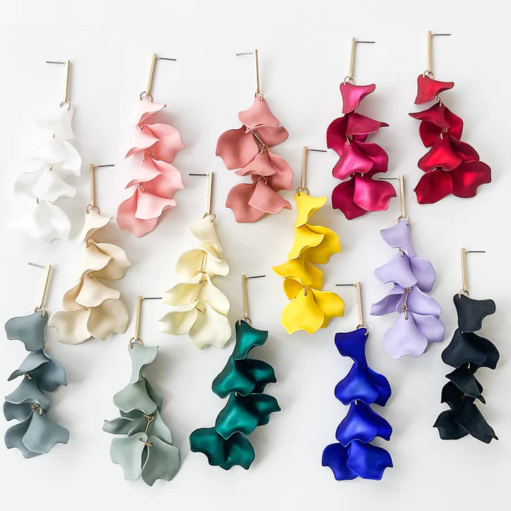 THE HYACINTH PETAL EARRINGS