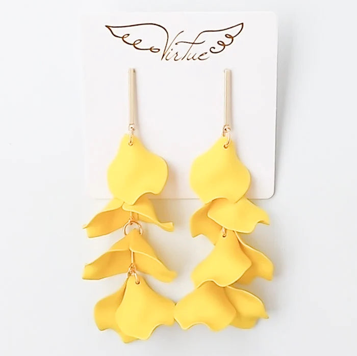 THE HYACINTH PETAL EARRINGS
